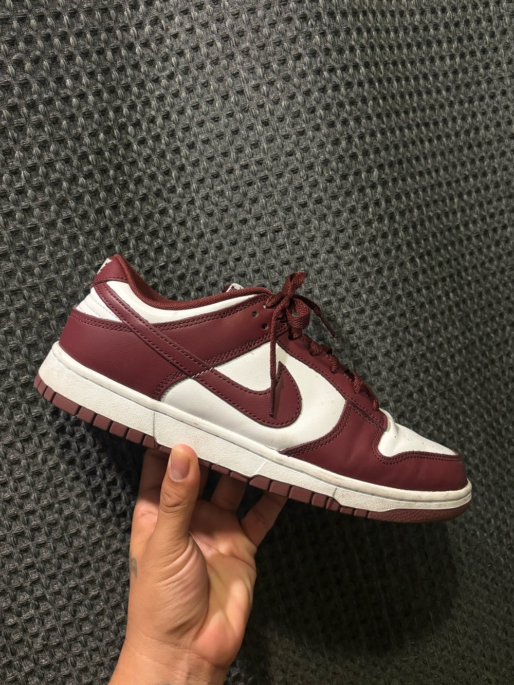 Nike Dunk Low Sneakers Maroon